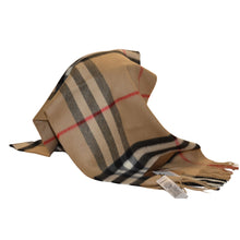 Load image into Gallery viewer, Burberry Wide-Check Cashmere Scarf
