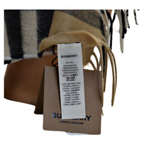 Load image into Gallery viewer, Burberry Wide-Check Cashmere Scarf
