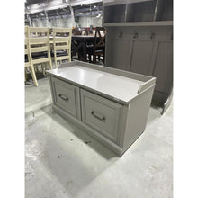 Load image into Gallery viewer, Bush Woodland Hall Tree and Shoe Storage Bench with Doors
