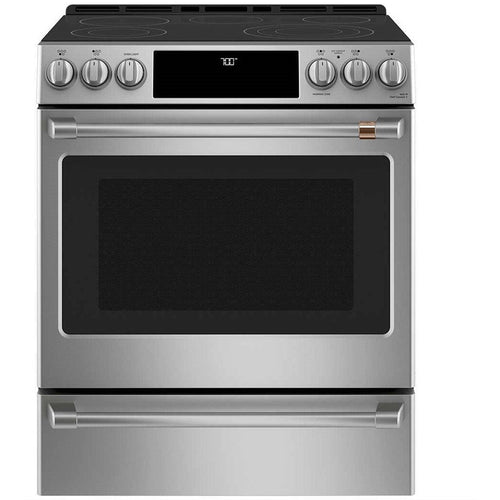 Café 30 in. 5.7 cu. ft. Slide-in Convection Range with Wi-Fi CCES700P2M3S1