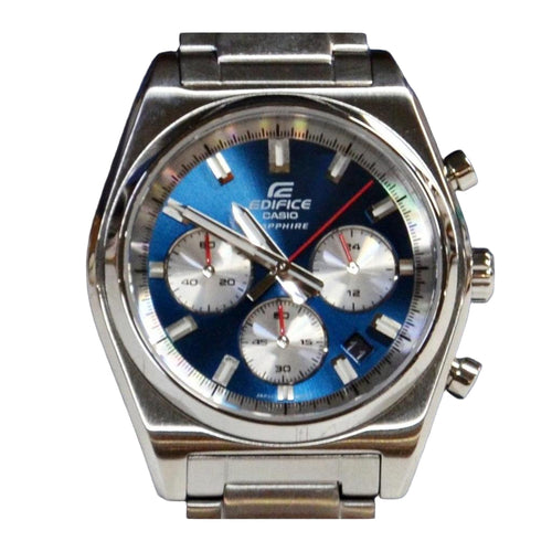 Casio Men's Edifice Blue Dial Stainless Steel Watch - EFB-730D-2AVCR