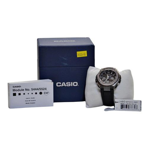 Casio Men's G-Shock Black & Silver Case Watch GSTW310-1AWC