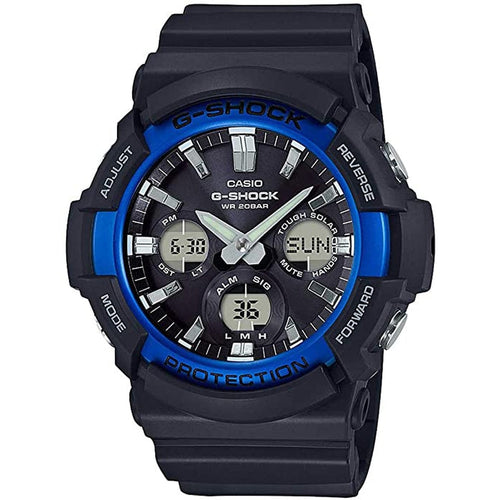 Casio Men's G-Shock Polyurethane Analog Quartz Sport Watch Black