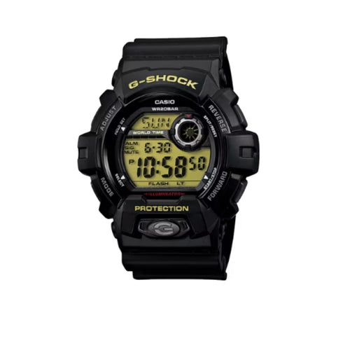 Casio Men's G-Shock Quartz World Time Digital Watch G-8900-1 (Black)