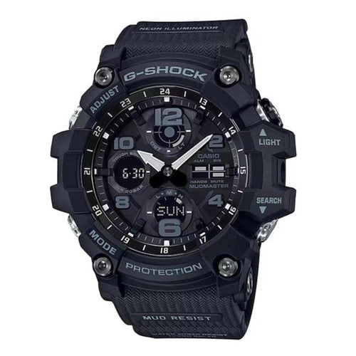 Casio Men`s G-shock GSG 100-1A Solar Mudmaster Watch-Black