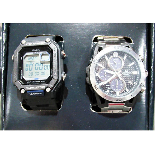Casio Work and Play Men’s 2-Watch Bundle COSFD2025S
