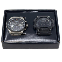 Load image into Gallery viewer, Casio Work and Play Men’s 2-watch Bundle EQS-940DB-1AVCR &amp; W-735H-1BVCF
