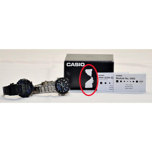 Casio Work and Play Men’s 2-watch Bundle (Model EQS-920DB-1B / TRT-110H-2A)