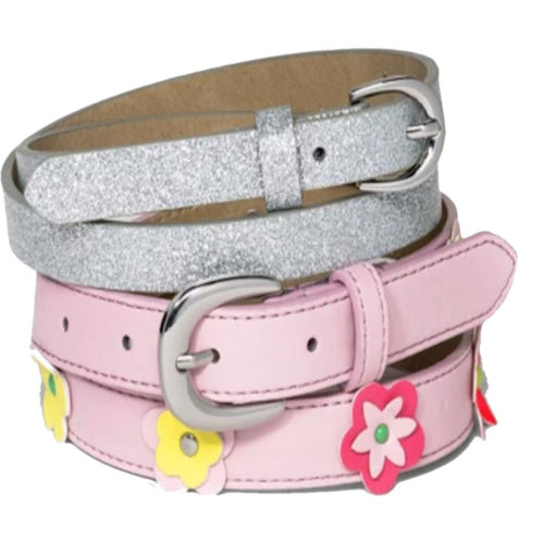 Cat & Jack 2-Pack Girls Belts Large