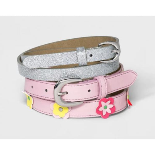 Cat & Jack 2-Pack Girls Belts in Medium