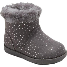 Load image into Gallery viewer, Cat &amp; Jack Darby Fleece Ankle Fashion Boots Grey 12
