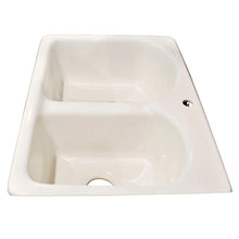 Load image into Gallery viewer, Cayton 33" 70/30 Offset Double-Bowl Cast Iron Drop-in Single Hole NH-6005-1-BI-Home &amp; Garden-Liquidation Nation
