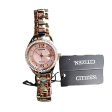 Load image into Gallery viewer, Citizen Eco-Drive Rose Gold Stainless Steel Women Watch FE1253-80X
