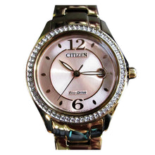 Load image into Gallery viewer, Citizen Eco-Drive Rose Gold Stainless Steel Women Watch FE1253-80X
