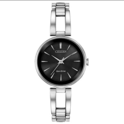 Citizen Eco-Drive Silhouette Women's Watch Black Dial