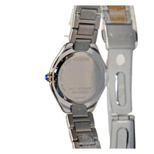 Load image into Gallery viewer, Citizen Ladies EW2557-56E Eco-Drive Crystal Black Dial Watch
