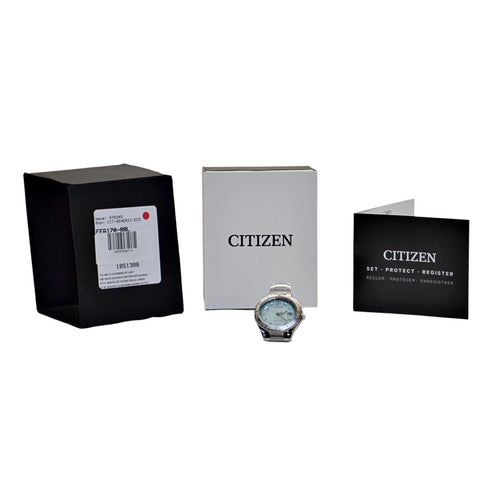 Citizen Ladies Eco-Drive FE6170-88L Crystal Silver-Tone Watch