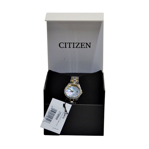 Citizen Ladies Mother of Pearl Dial Eco-Drive Watch EW1849-56D