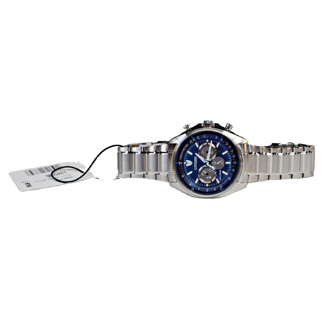 Citizen Men's Classic Chronograph Eco-Drive Blue Dial Watch CA4560