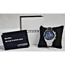Load image into Gallery viewer, Citizen Men&#39;s Classic Chronograph Eco-Drive Blue Dial Watch CA4560-81L-Liquidation Store
