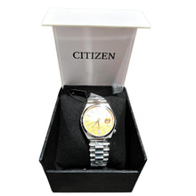 Load image into Gallery viewer, Citizen Men&#39;s Watch Silver-Tone Bracelet with Yellow Dial (NJ0150-56Z)
