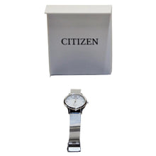 Load image into Gallery viewer, Citizen Women&#39;s Eco-Drive EM0899-81A Stainless Steel Mesh White Dial Watch-Liquidation Store
