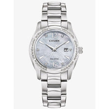 Load image into Gallery viewer, Citizen Women&#39;s Eco-Drive EW2570-58N Stainless Steel Crystal Accent Watch
