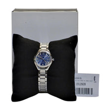 Load image into Gallery viewer, Citizen Women&#39;s Eco-Drive Silhouette Crystal Accent Watch with Dark Blue Dial

