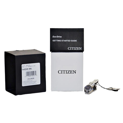 Citizen Women's Eco-Drive Silhouette Crystal Accent Watch with Dark Blue Dial