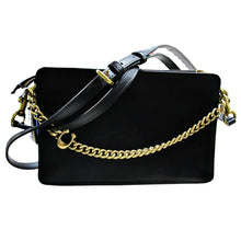 Load image into Gallery viewer, Coach Signature Chain Crossbody Black

