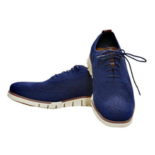 Load image into Gallery viewer, Cole Haan Men&#39;s Zerogrand Stitchlite Oxford Shoes Marine Blue/Ivory 11.5M
