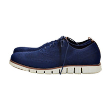 Load image into Gallery viewer, Cole Haan Men&#39;s Zerogrand Stitchlite Oxford Shoes Marine Blue/Ivory 11.5M
