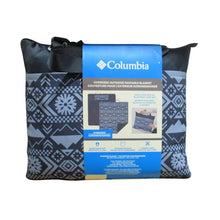Load image into Gallery viewer, Columbia Outdoor Blanket 80 x 72 Blue Print
