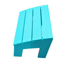 Load image into Gallery viewer, Crystal Harbor Living Adirondack Footstool Turquoise
