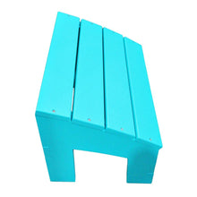 Load image into Gallery viewer, Crystal Harbor Living Adirondack Footstool Turquoise
