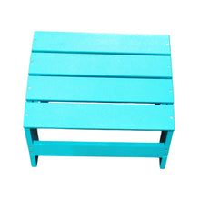 Load image into Gallery viewer, Crystal Harbor Living Adirondack Footstool Turquoise
