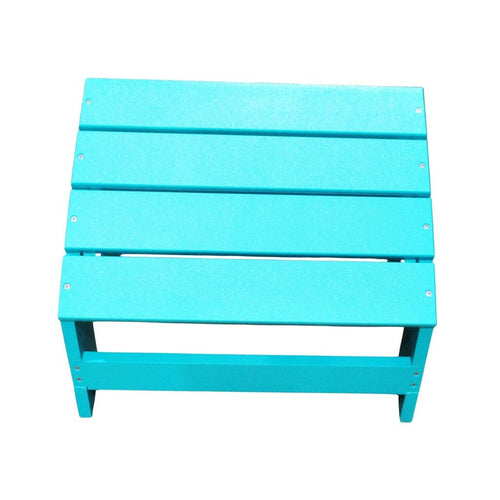 Crystal Harbor Living Adirondack Footstool Turquoise