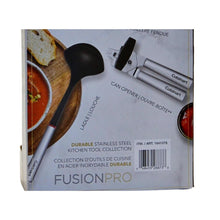 Load image into Gallery viewer, Cuisinart Fusion Pro 5 Piece Stainless Steel Kitchen Tool Collection
