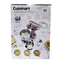Load image into Gallery viewer, Cuisinart Precision Master Elite 5.5 Quart Digital Stand Mixer Silver
