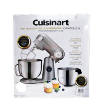 Load image into Gallery viewer, Cuisinart Precision Master Elite 5.5 Quart Digital Stand Mixer Silver
