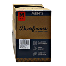 Load image into Gallery viewer, Dearfoams Men&#39;s Memory Foam Slippers Size Medium 9-10
