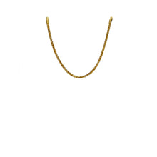 Load image into Gallery viewer, High Polish and Diamond Cut Round Box Chain in Yellow 9K Gold
