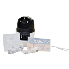 Load image into Gallery viewer, Defender AI Powered Guard Pro 3K + Dual Lens PTZ Wi-Fi 6-Plug-in Security Camera-Liquidation
