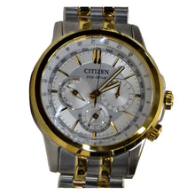 Load image into Gallery viewer, Citizen Men&#39;s Classic Day/Date Eco-Drive Ring Silver Watch BU2104-55A
