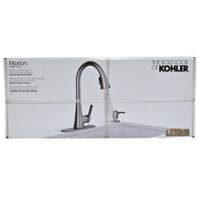 Load image into Gallery viewer, Kohler Maxton Pull-Down Faucet w/ Soap Dispenser Stainless
