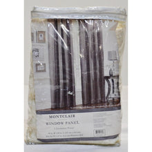 Load image into Gallery viewer, Montclair Grommet Top Window Curtain Panel 84&quot; Ivory
