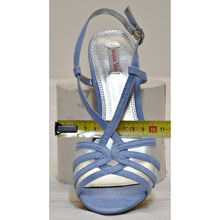 Load image into Gallery viewer, Jacques Vert Ladies Dress Shoes Light Blue Size 7.5
