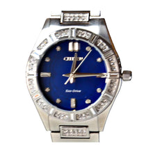 Load image into Gallery viewer, Citizen Ladies Eco-Drive Classic Watch with Blue Dial Model EM1020-57L
