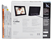 Load image into Gallery viewer, Aura Griffin Stone Digital Photo Frame Basalt
