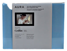 Load image into Gallery viewer, Aura Griffin Stone Digital Photo Frame Basalt
